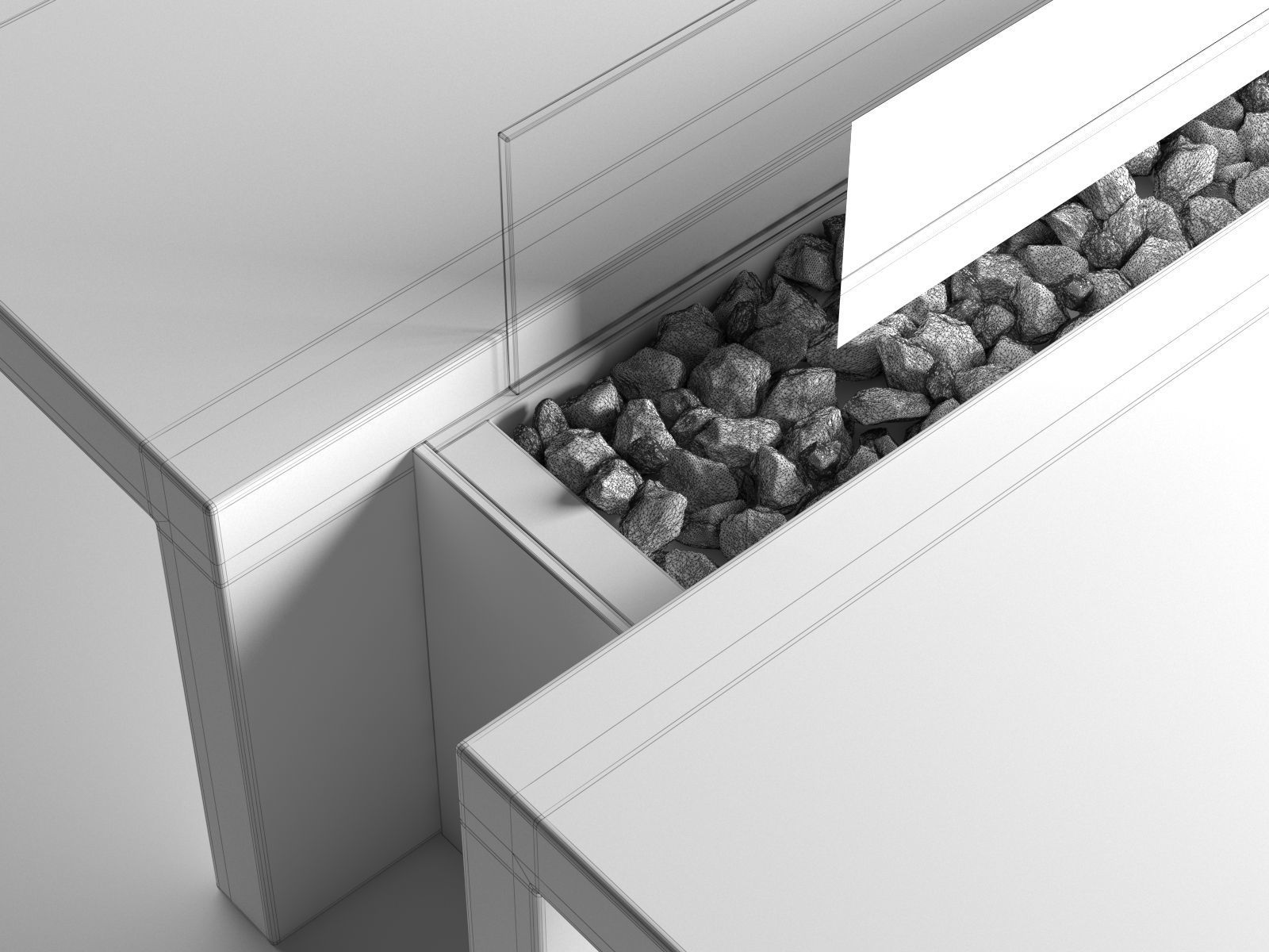 Firepit Table 3D model_3