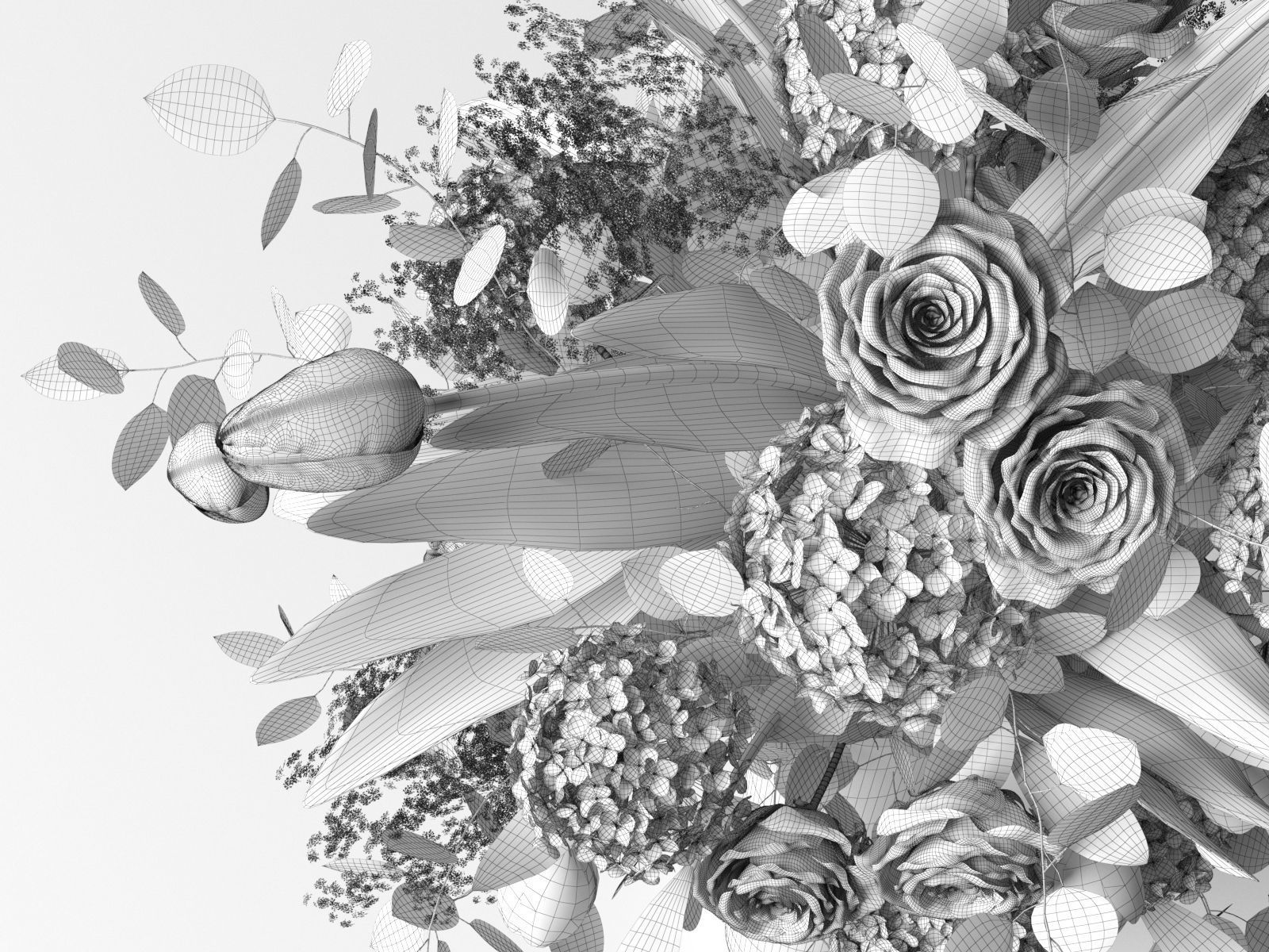 Wedding Centerpiece 3D model_3