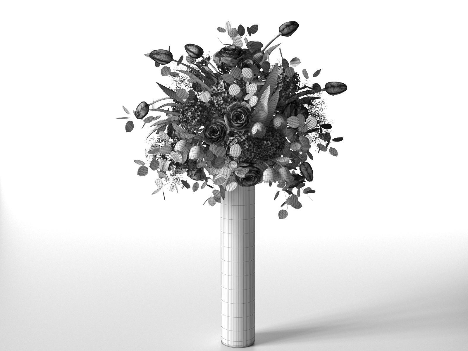Wedding Centerpiece 3D model_2