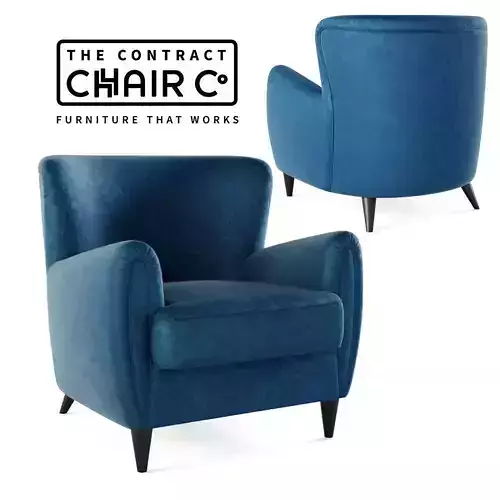THE CONTRACT CHAIR - BARON LOUNGE CHAIR 3D model