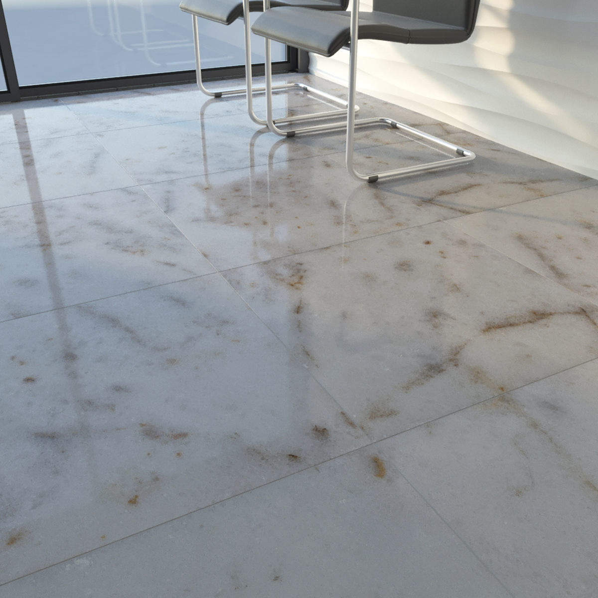 TUREX INTERNATIONAL Marble Tiles Set 3D model_5