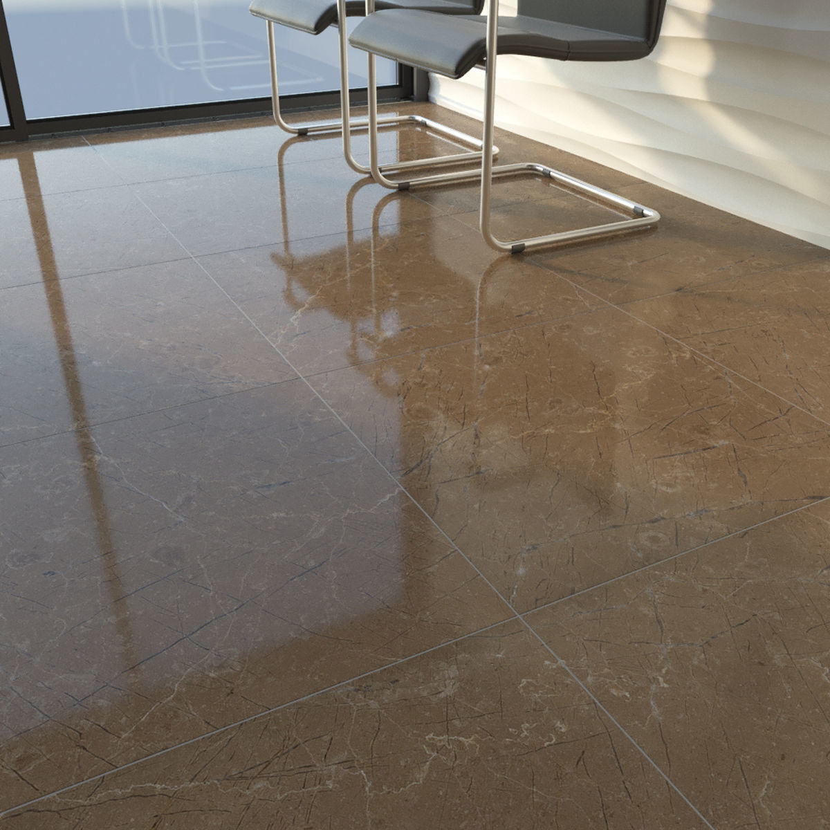 TUREX INTERNATIONAL Marble Tiles Set 3D model_4