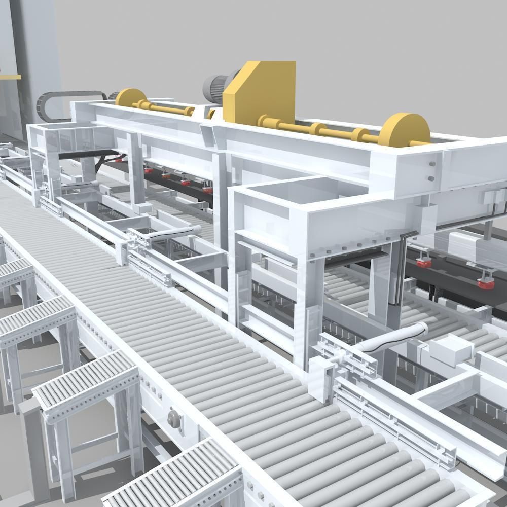 Factory Interrior Scene  3D model_22