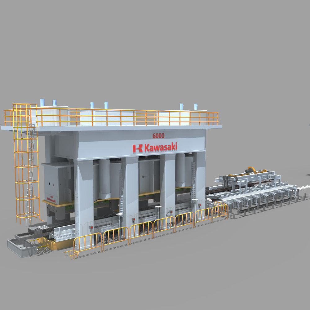 Factory Interrior Scene  3D model_19