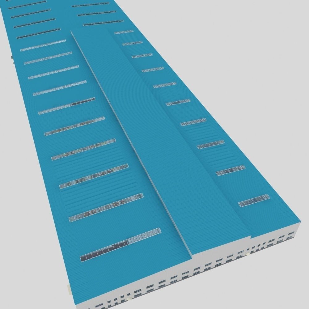 Factory Interrior Scene  3D model_5