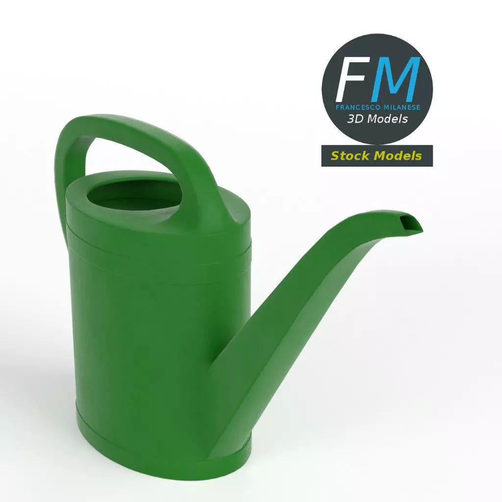 Small watering can 3D model_0
