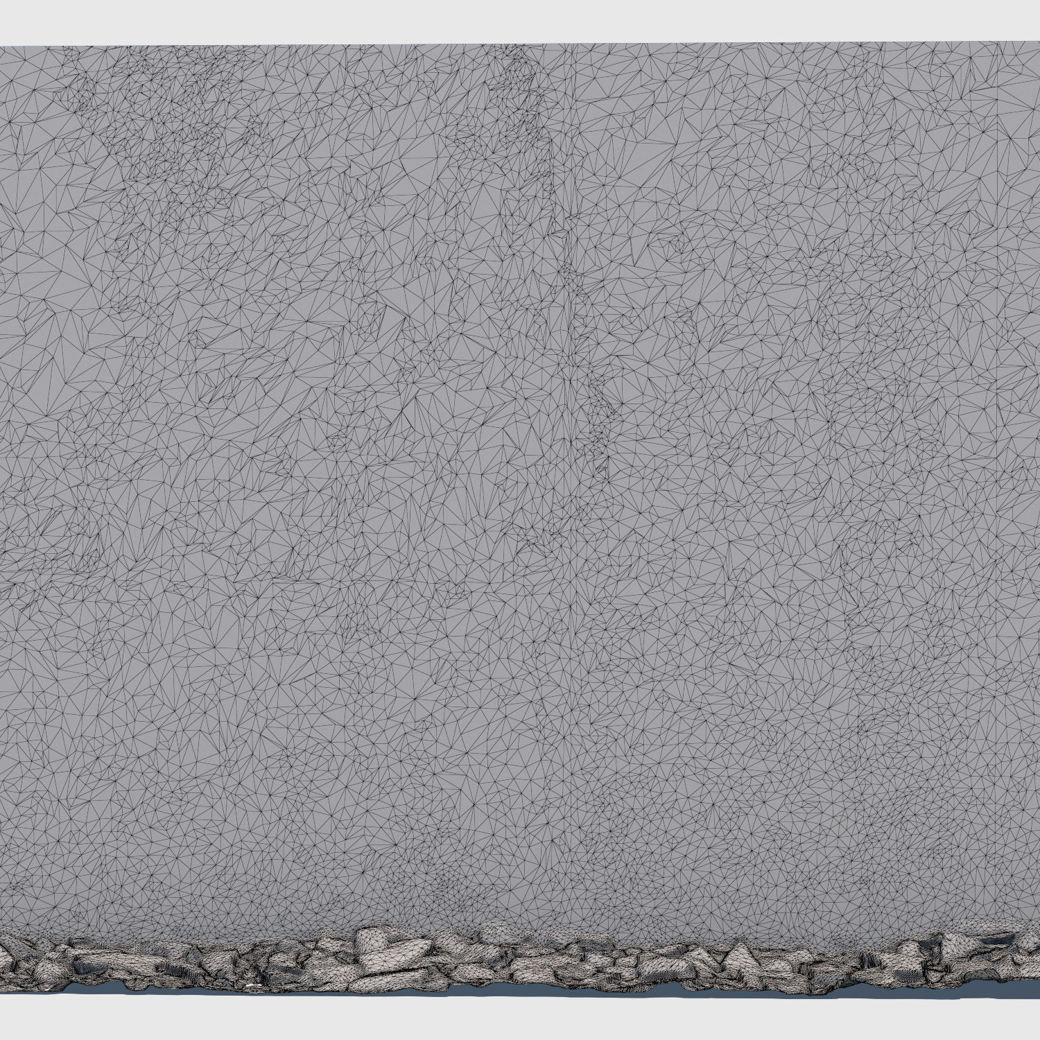 Rusty Metal Wall 3D model_5