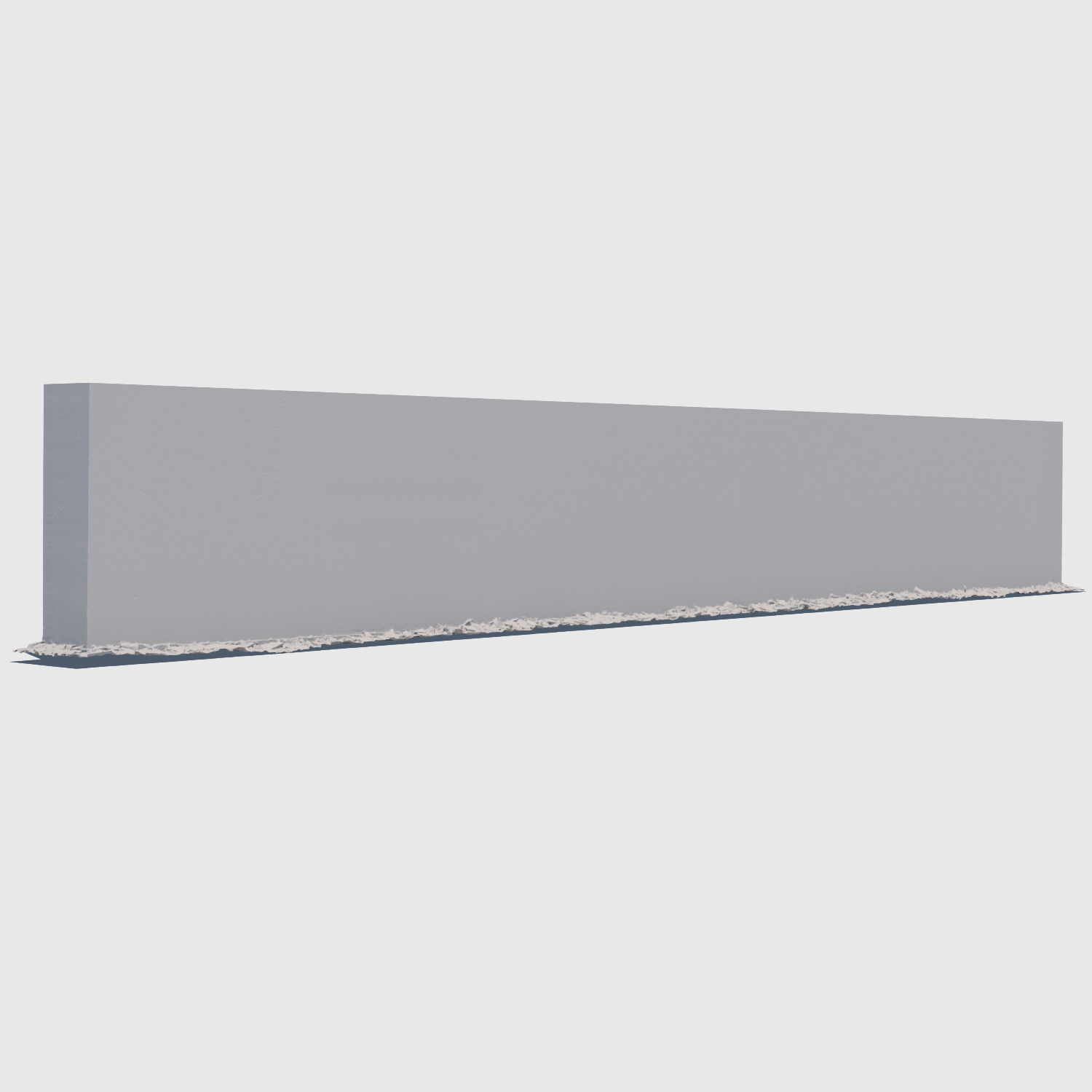 Rusty Metal Wall 3D model_1