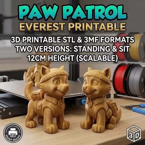 PAW Patrol Everest  3D Printable Figure