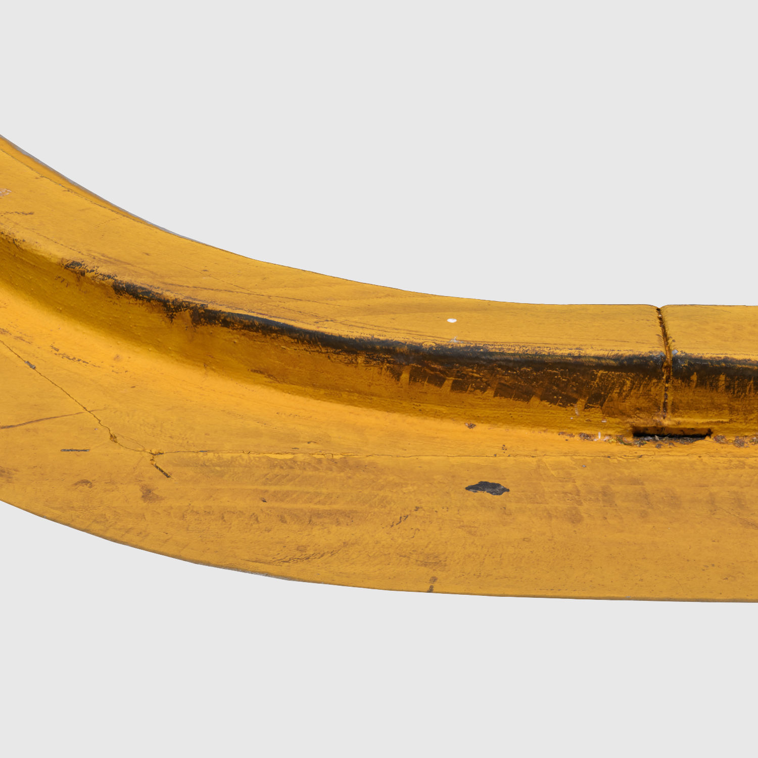 Yellow Curb Corner 3D model_3