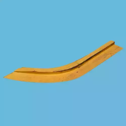 Yellow Curb Corner 3D model