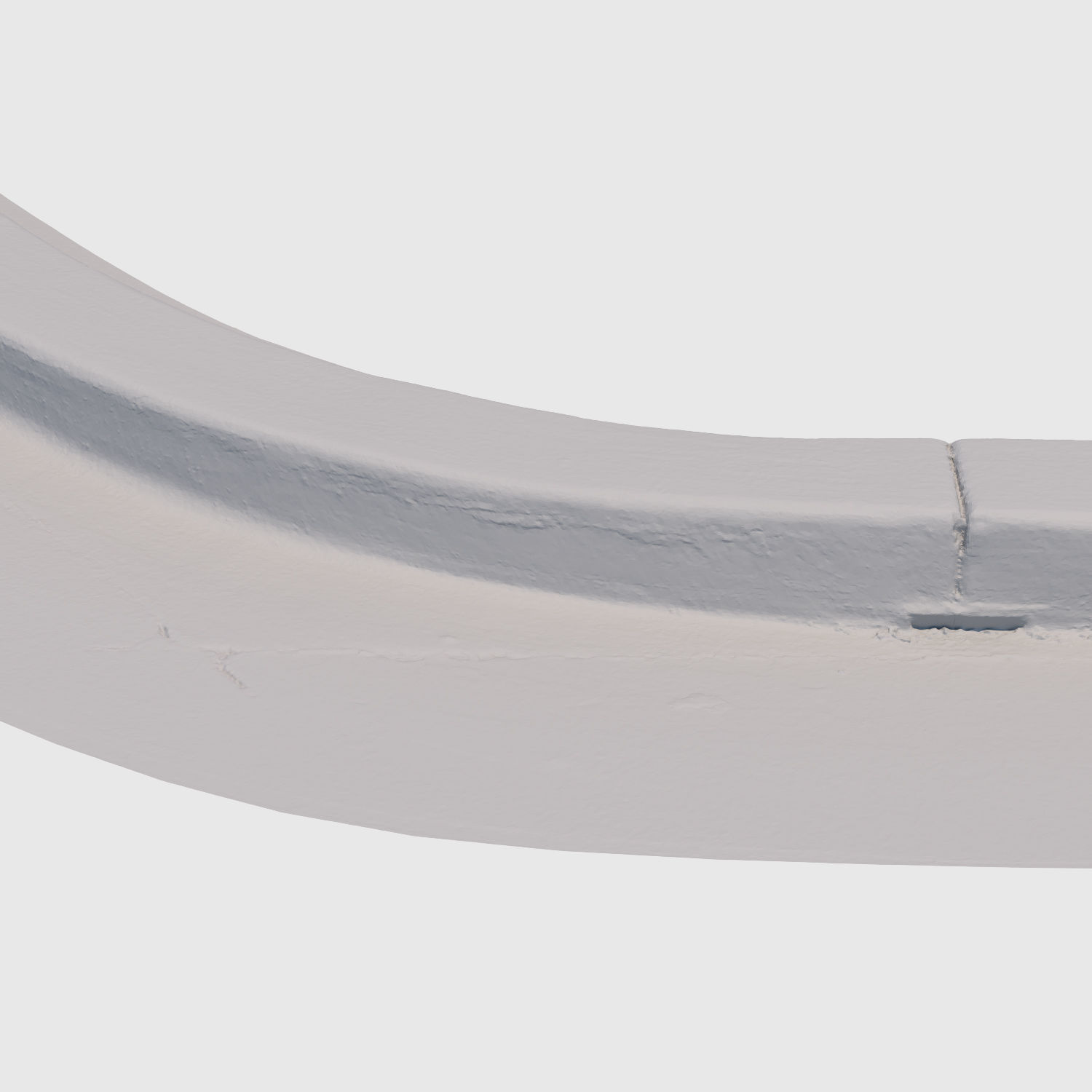 Yellow Curb Corner 3D model_4