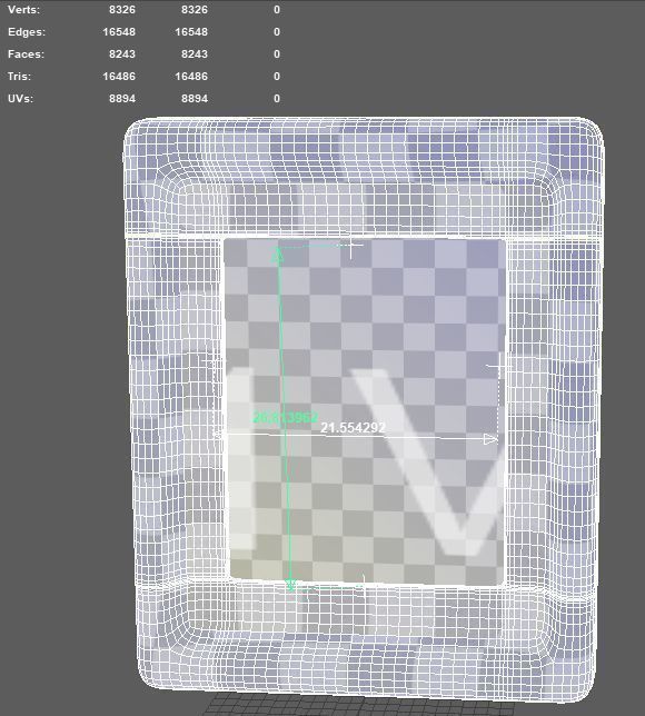 Desktop Picture Frame V02 3D model_3