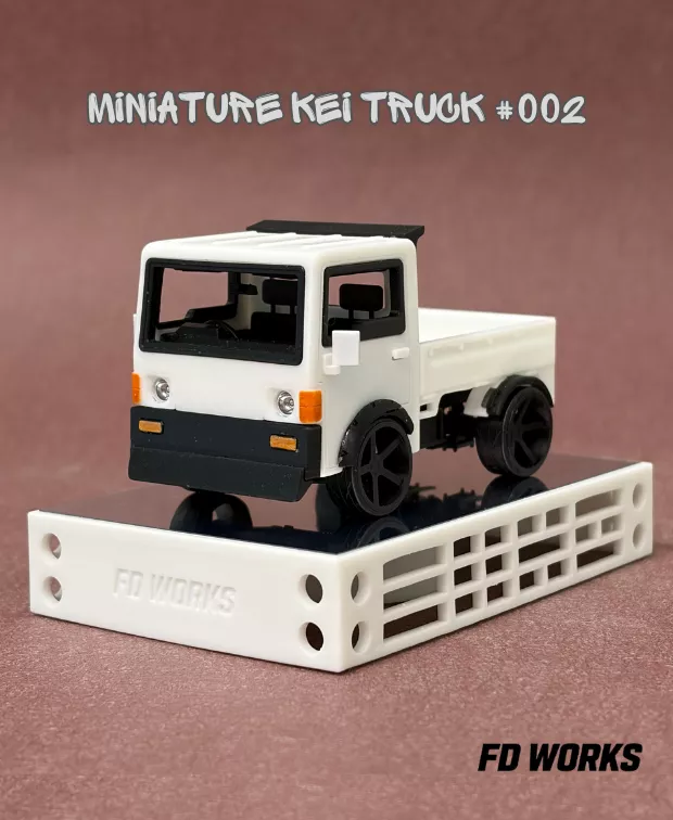 Miniature Street Sepc Kei Truck 3D print model
