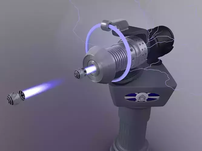 Space Gun 3D model