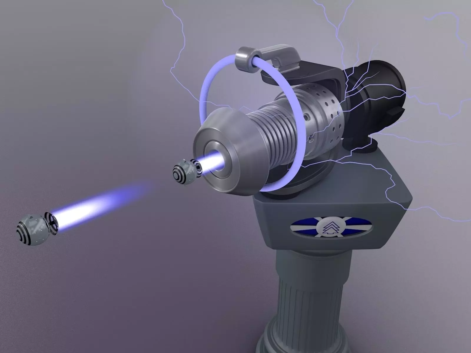 Space Gun 3D model_0