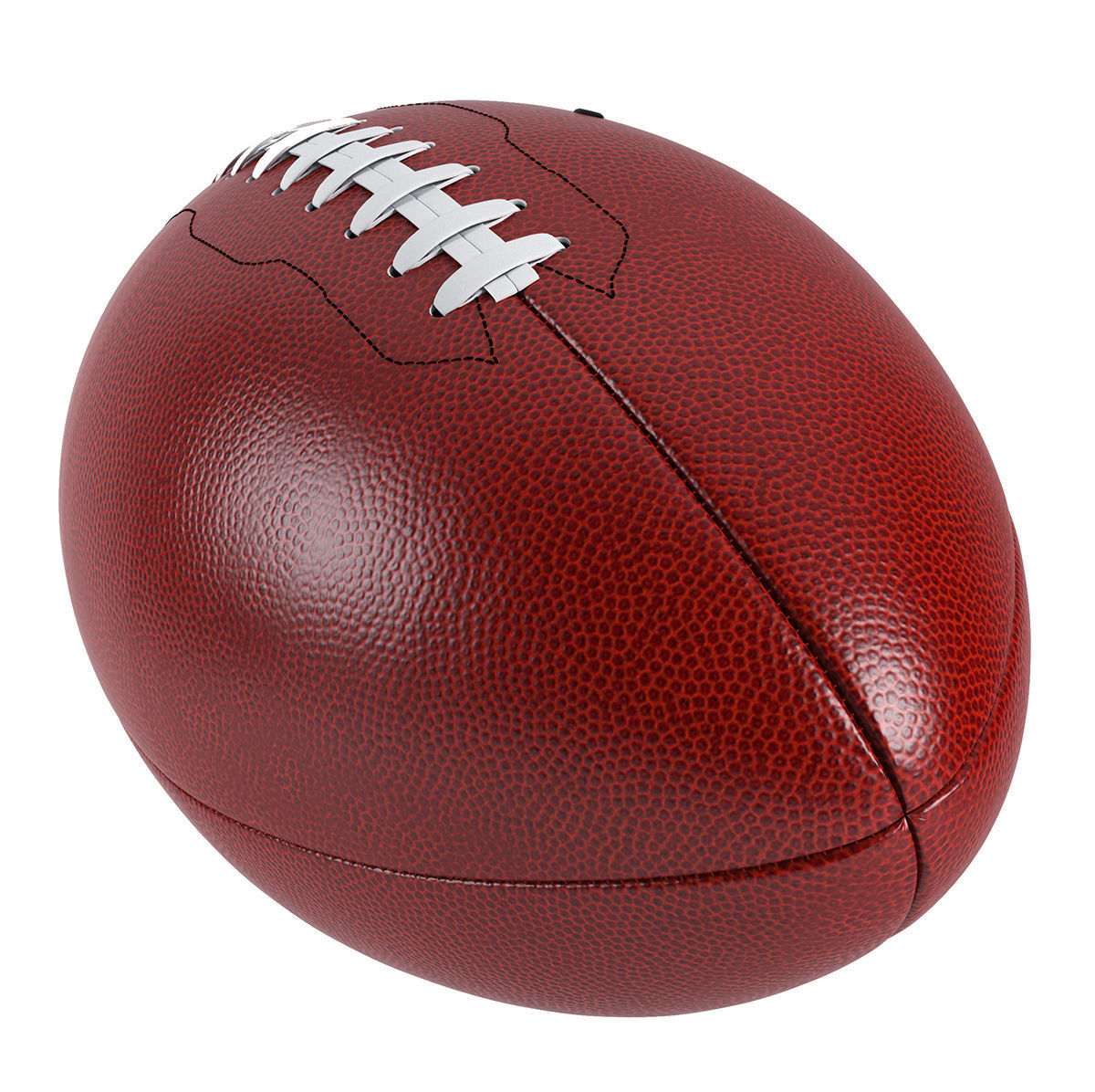 america football01 3D model_2
