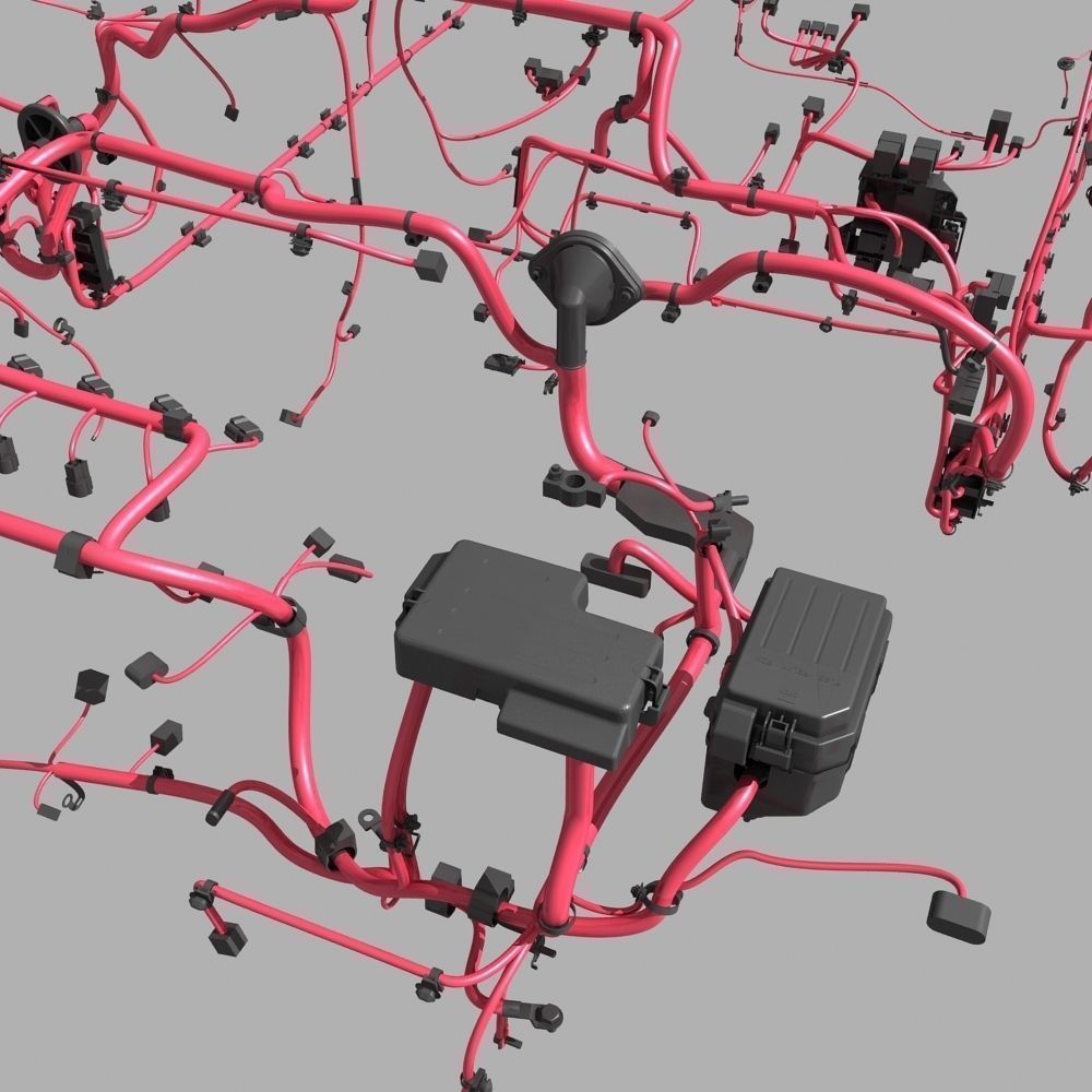 Automotive Electronic System 3D model_7