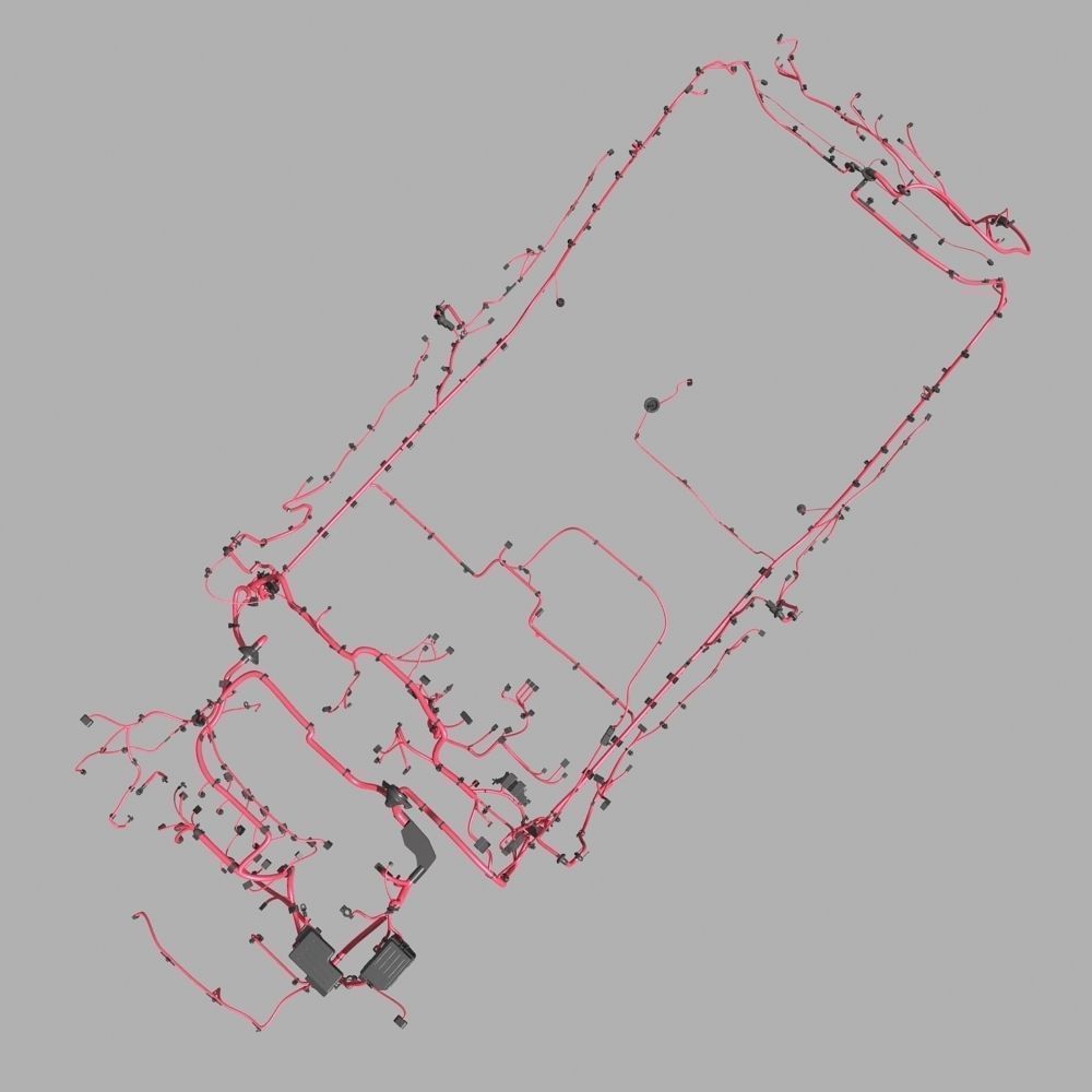 Automotive Electronic System 3D model_6