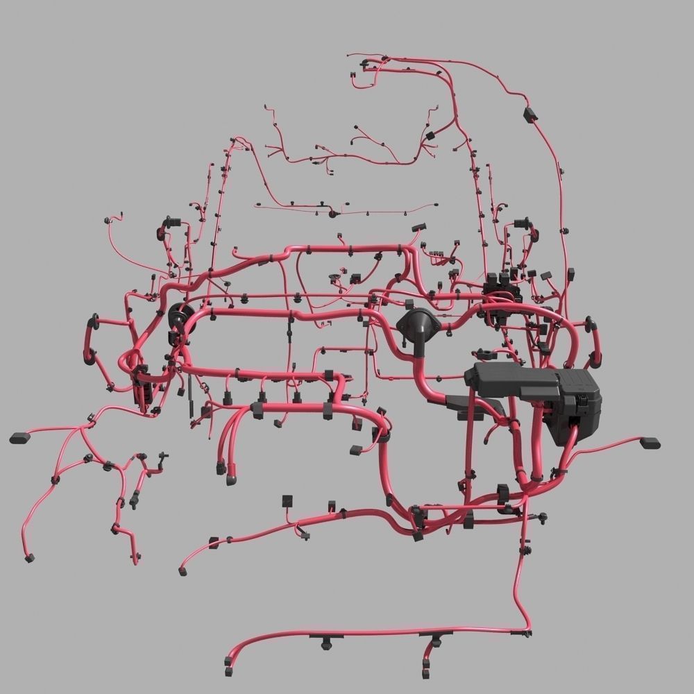 Automotive Electronic System 3D model_11