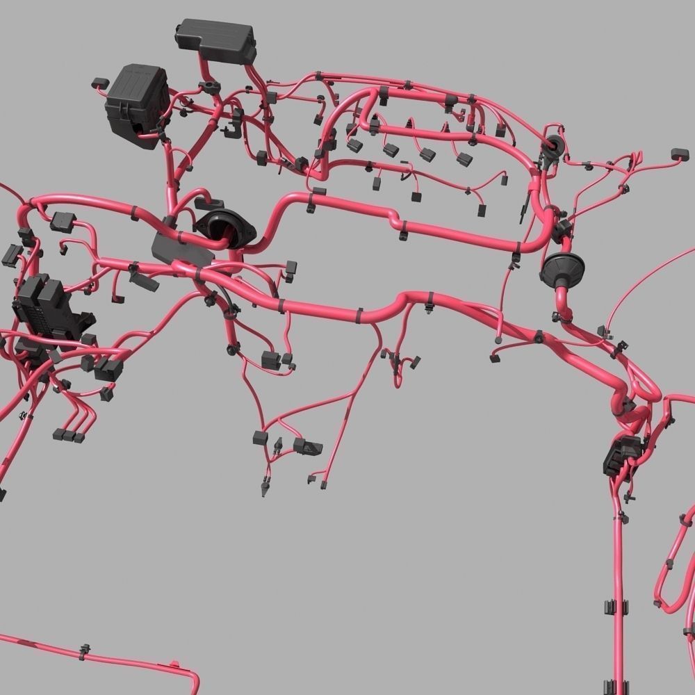Automotive Electronic System 3D model_13