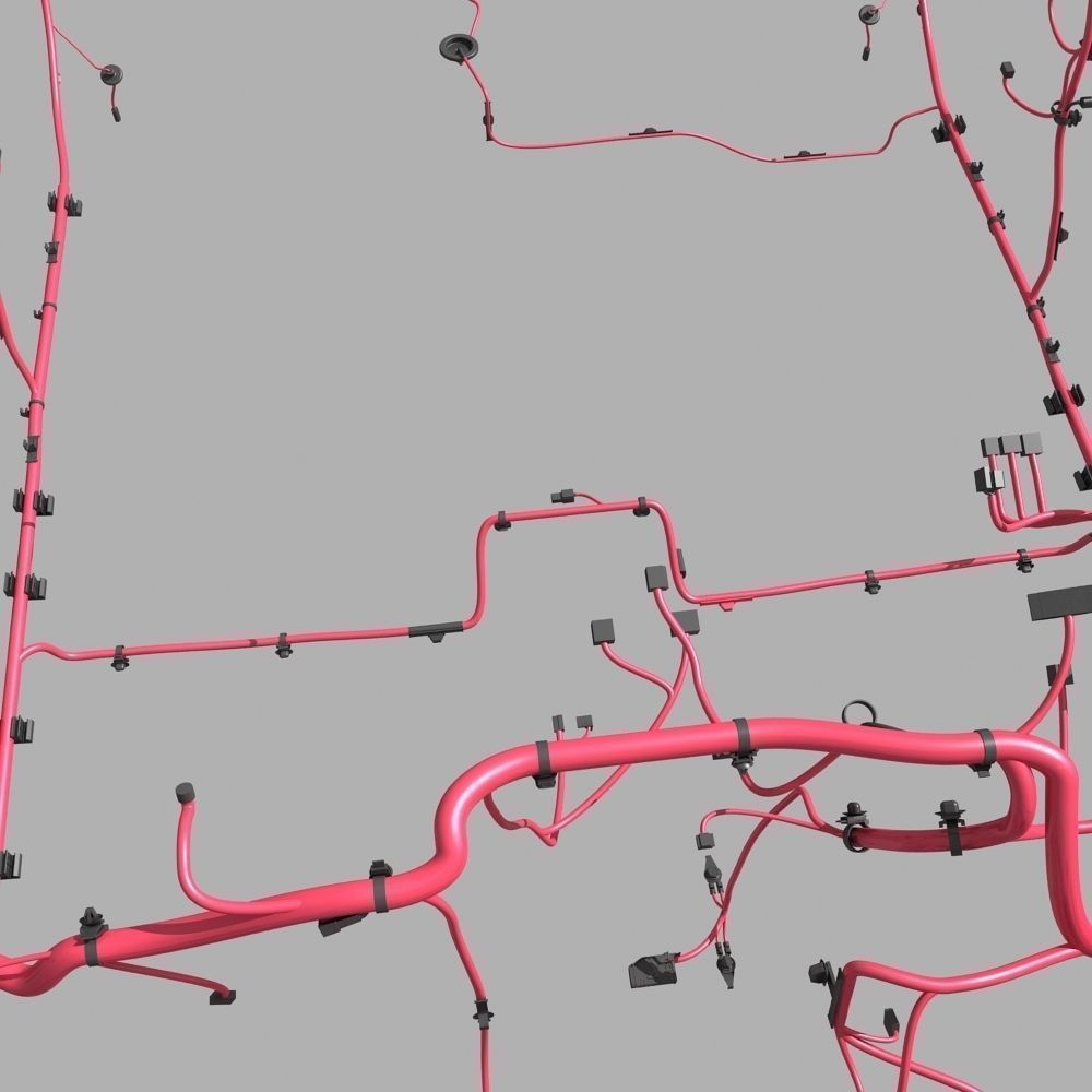 Automotive Electronic System 3D model_8