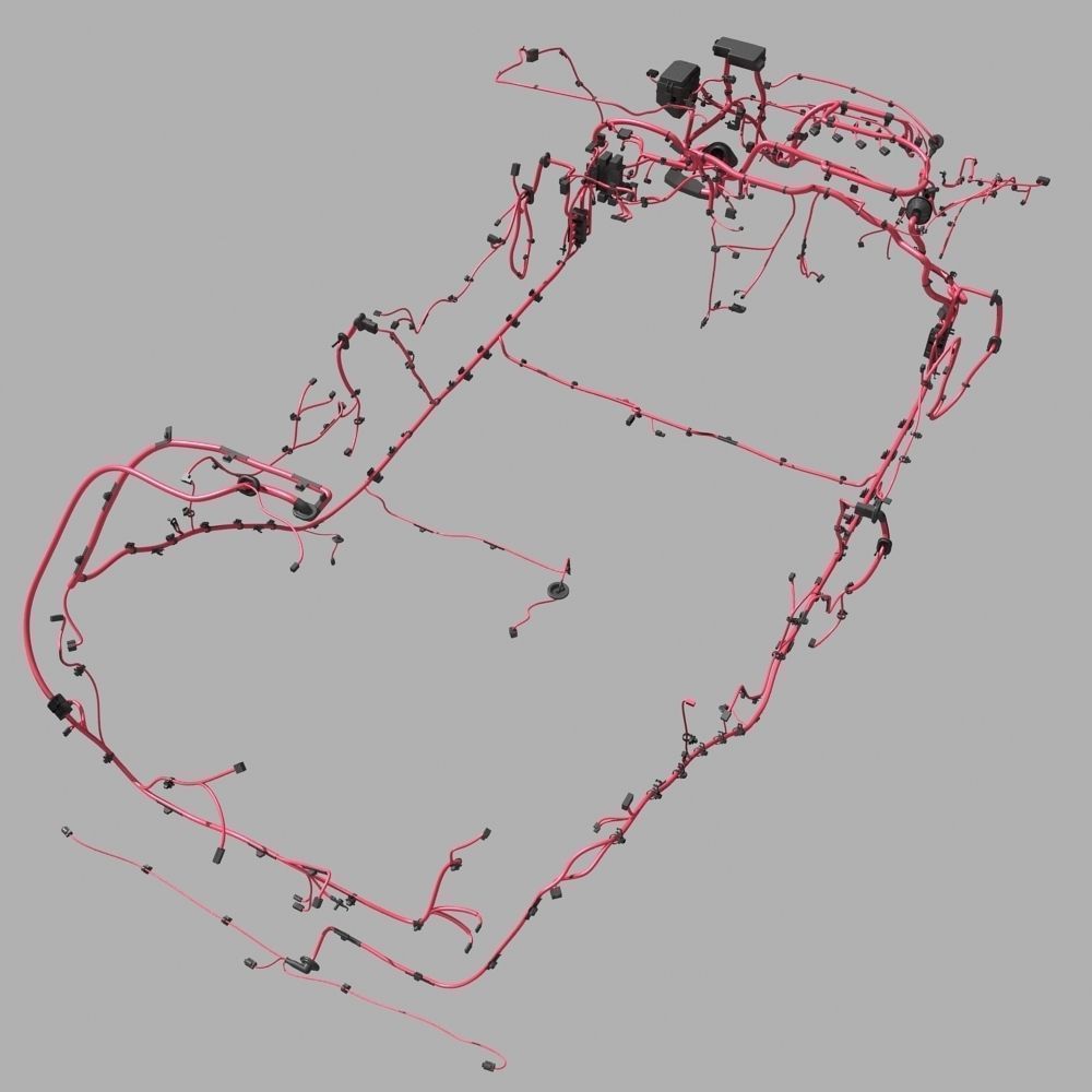Automotive Electronic System 3D model_3