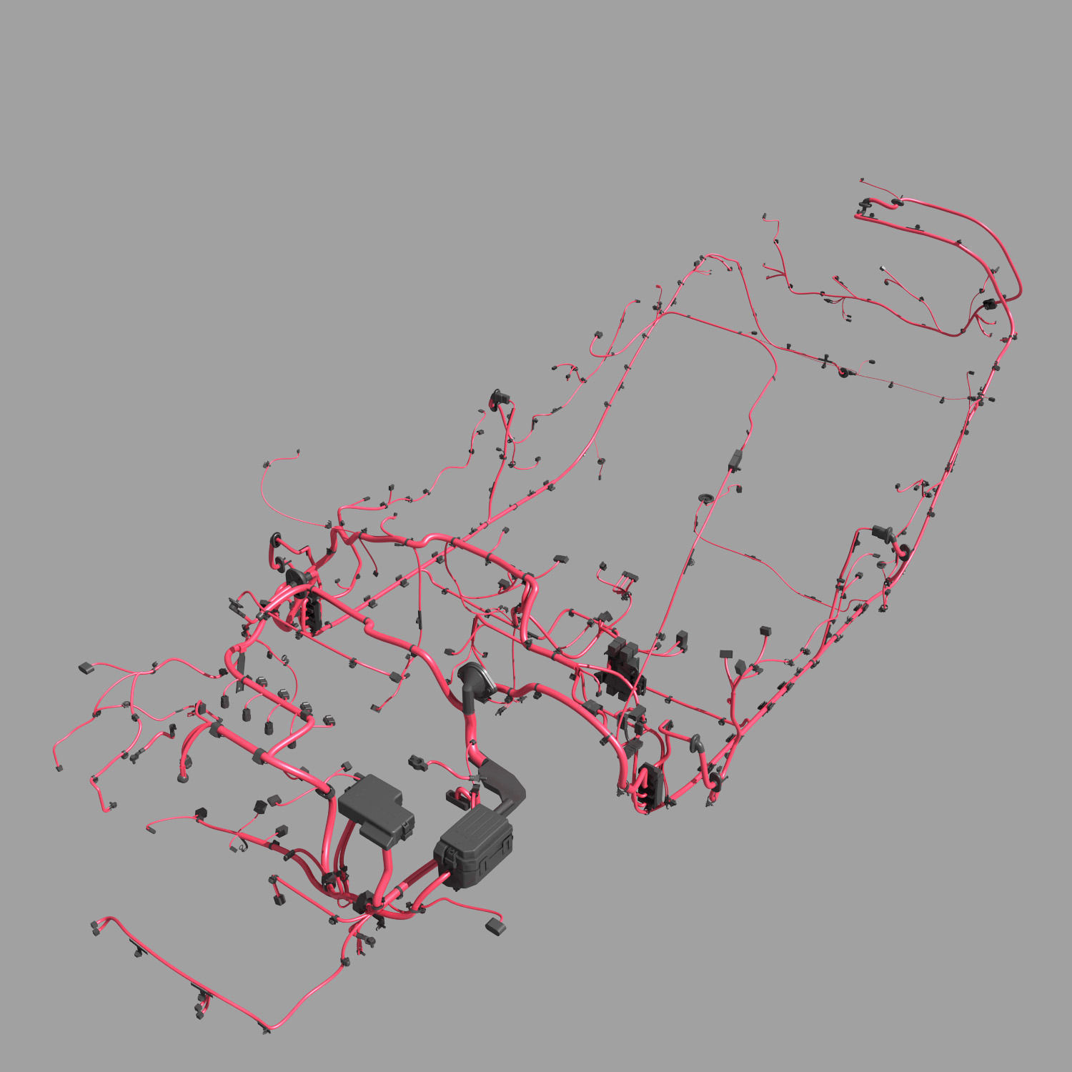 Automotive Electronic System 3D model_1