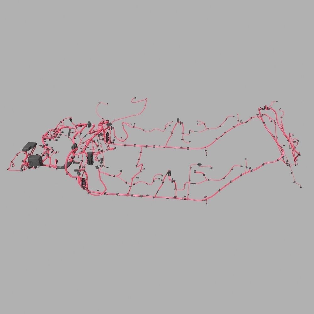 Automotive Electronic System 3D model_2