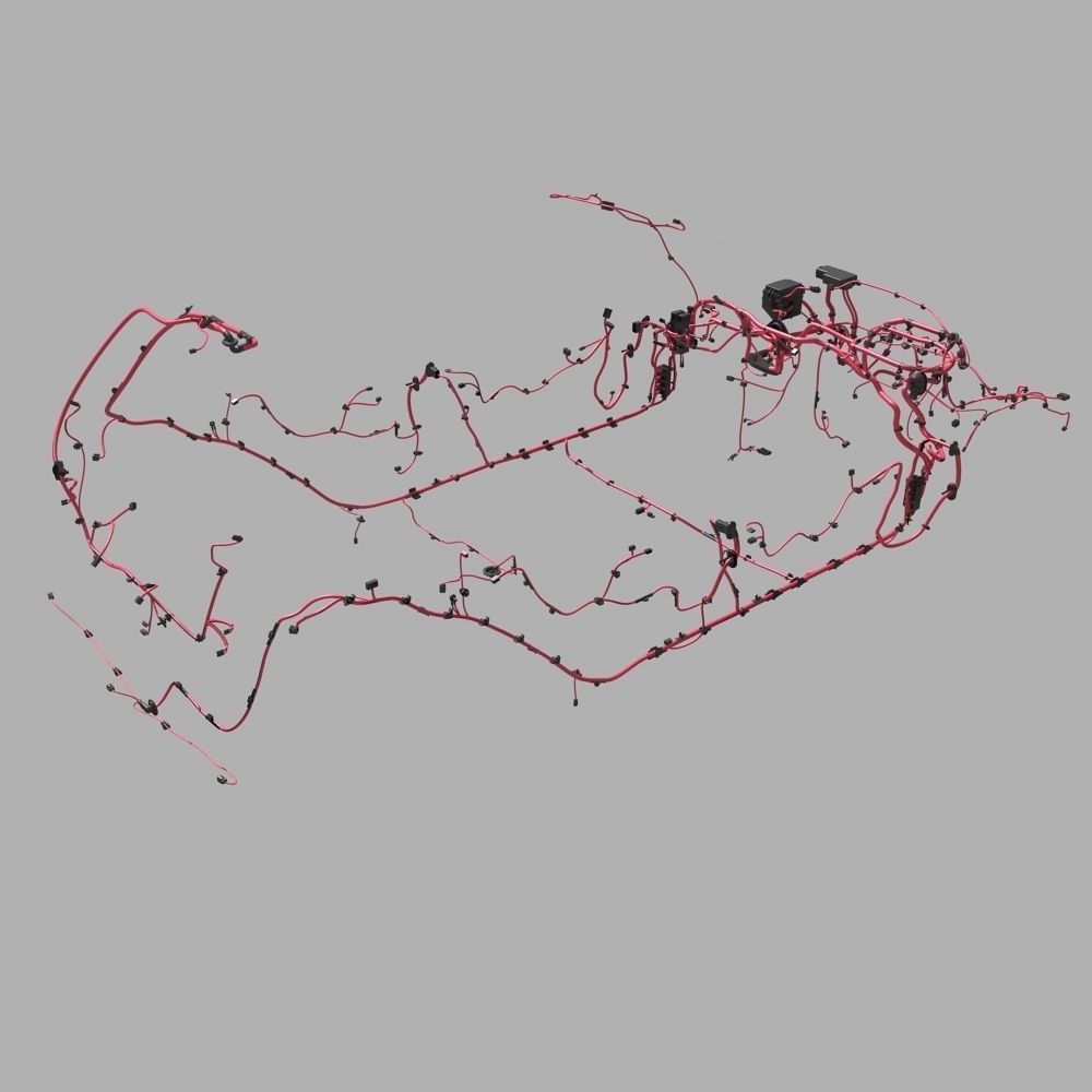 Automotive Electronic System 3D model_4