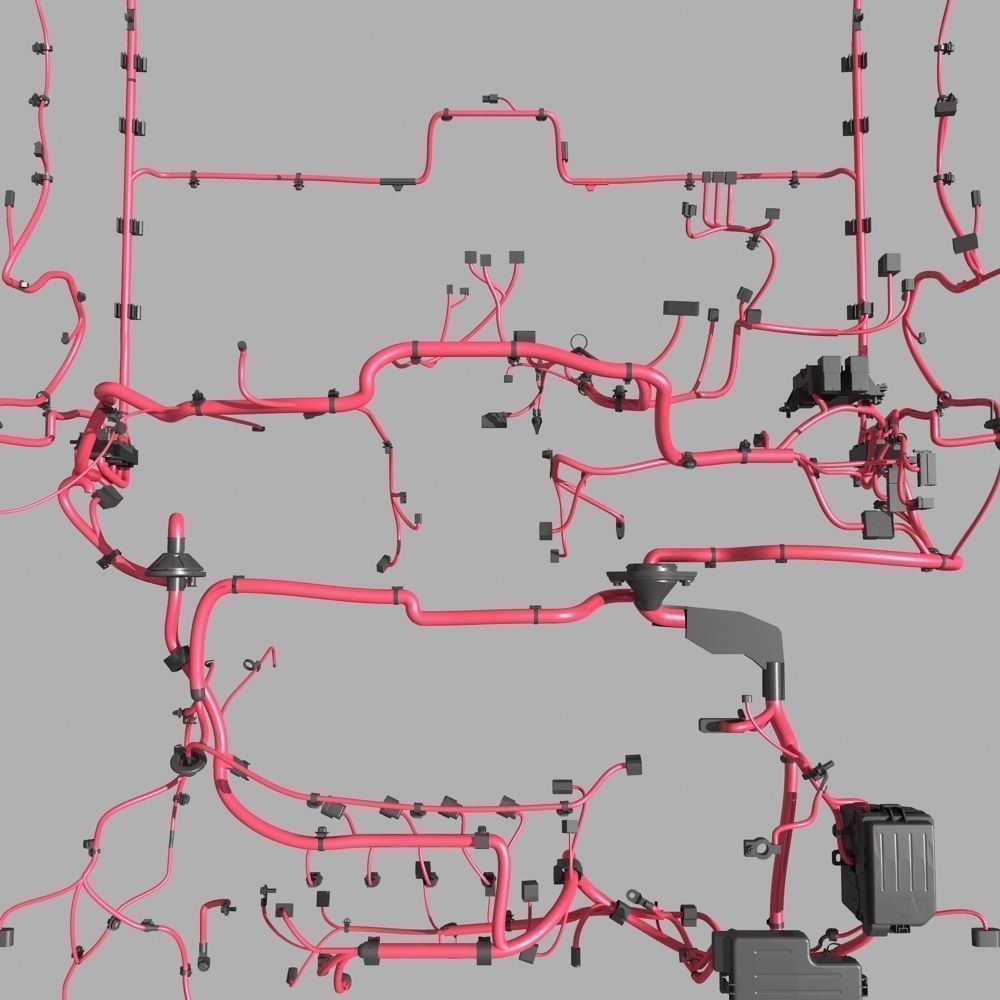 Automotive Electronic System 3D model_15