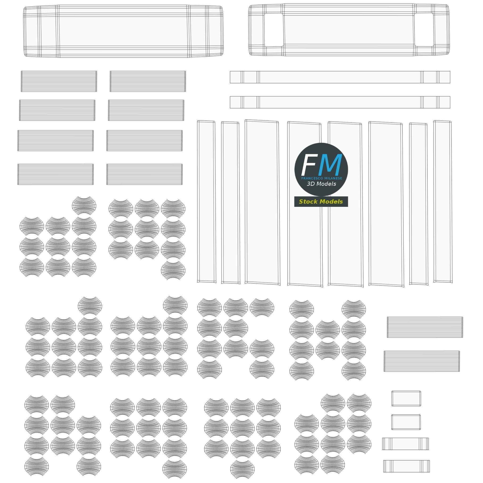 Abacus toy 3D model_11