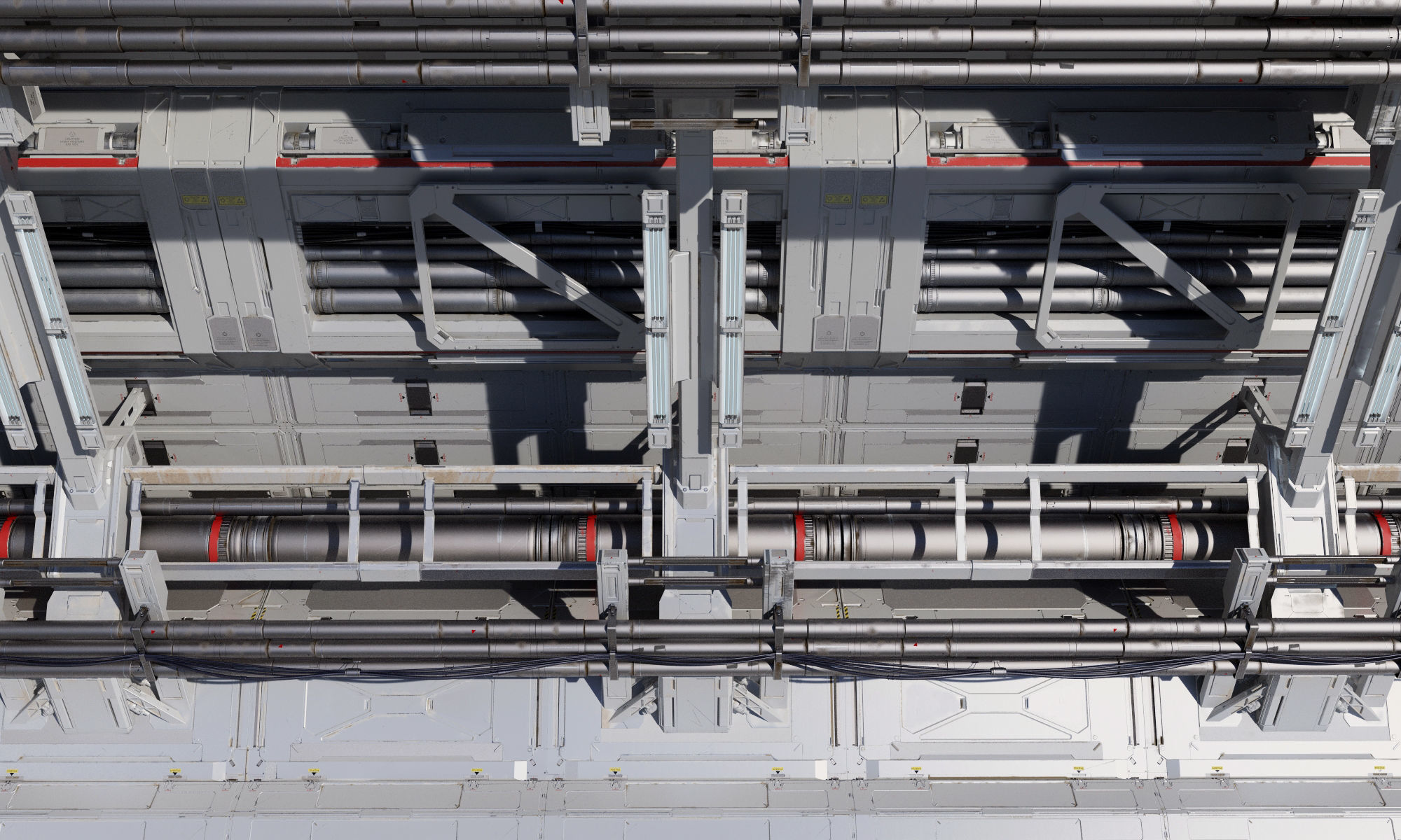 sci-Fi-Hall textured CLEAN FULL EDITION PACK 3D model_3