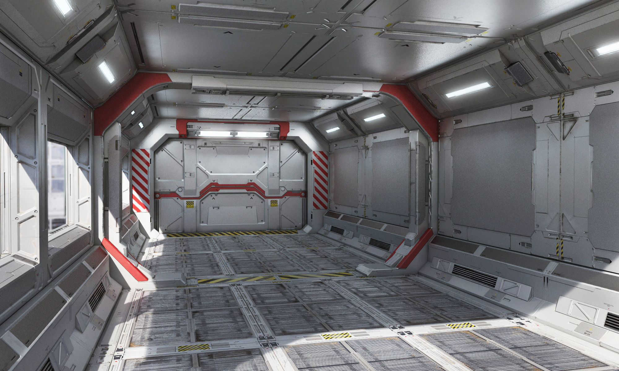 sci-Fi-Hall textured CLEAN FULL EDITION PACK 3D model_8