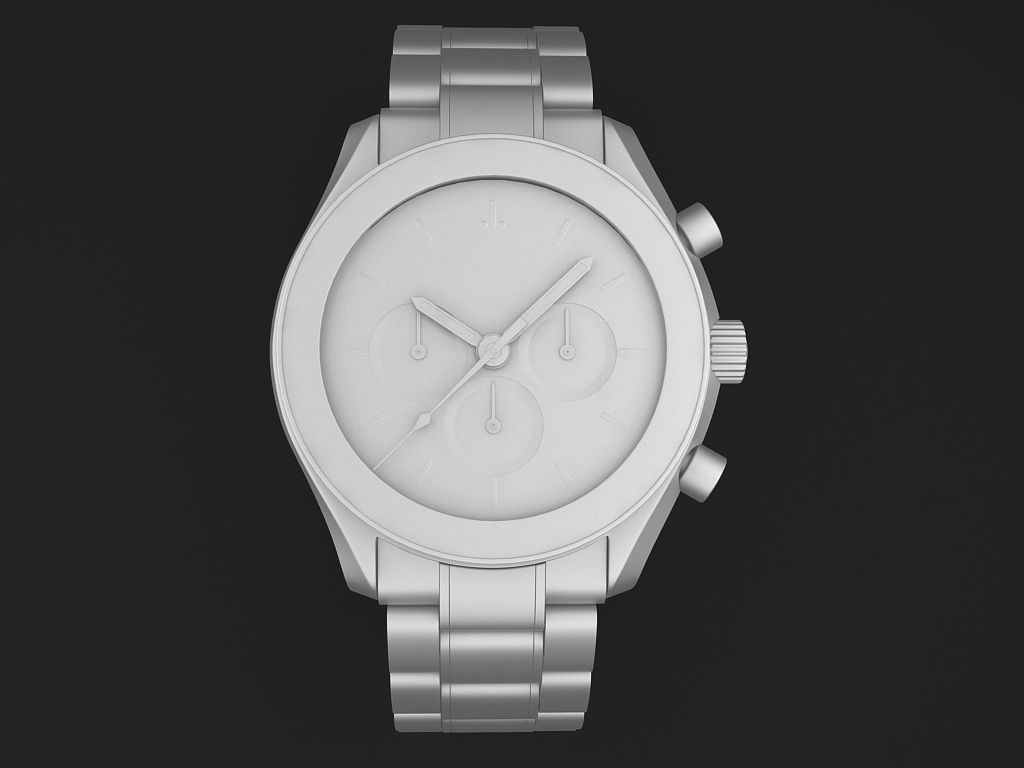 Omega Speedmaster Mens Watch 3D model_9