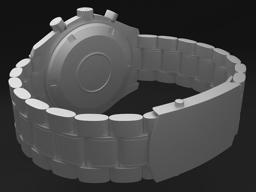 Omega Speedmaster Mens Watch 3D model_10