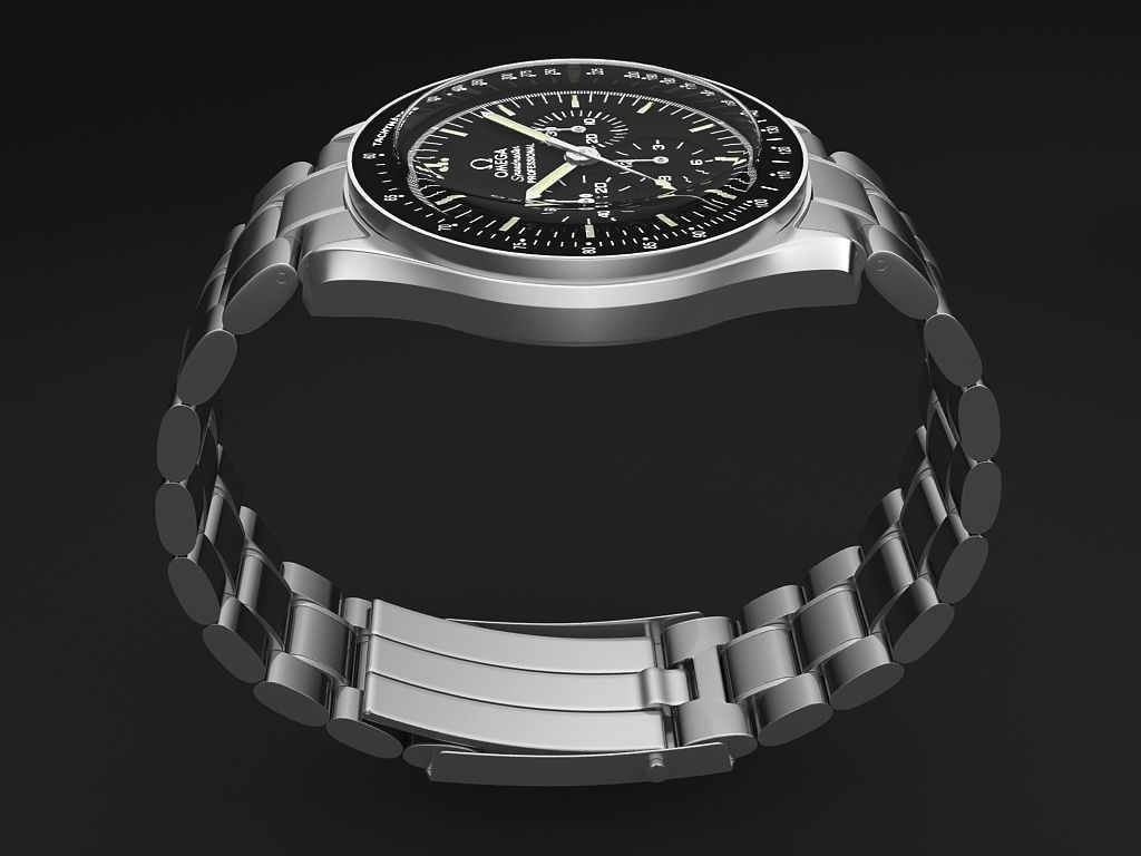 Omega Speedmaster Mens Watch 3D model_5