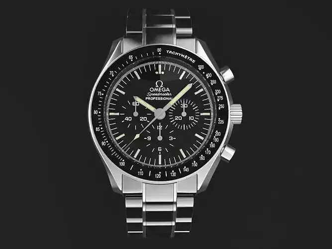 Omega Speedmaster Mens Watch 3D model