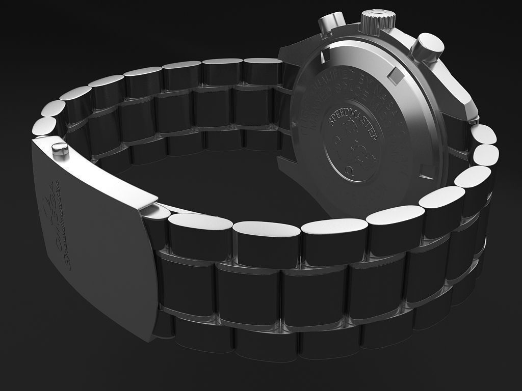 Omega Speedmaster Mens Watch 3D model_7