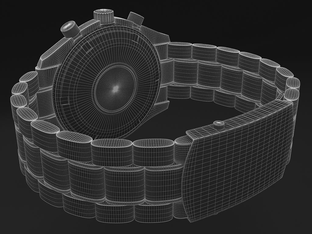 Omega Speedmaster Mens Watch 3D model_14