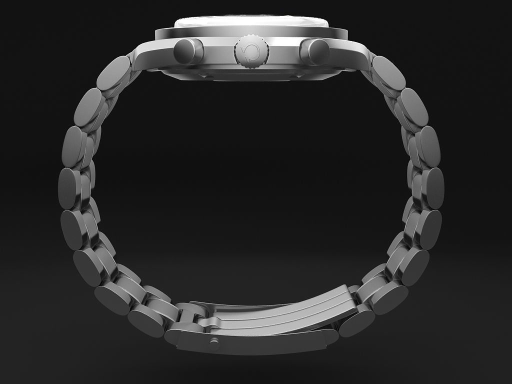 Omega Speedmaster Mens Watch 3D model_13