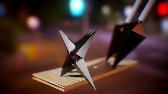 Ninja Kit Low-poly 3D model