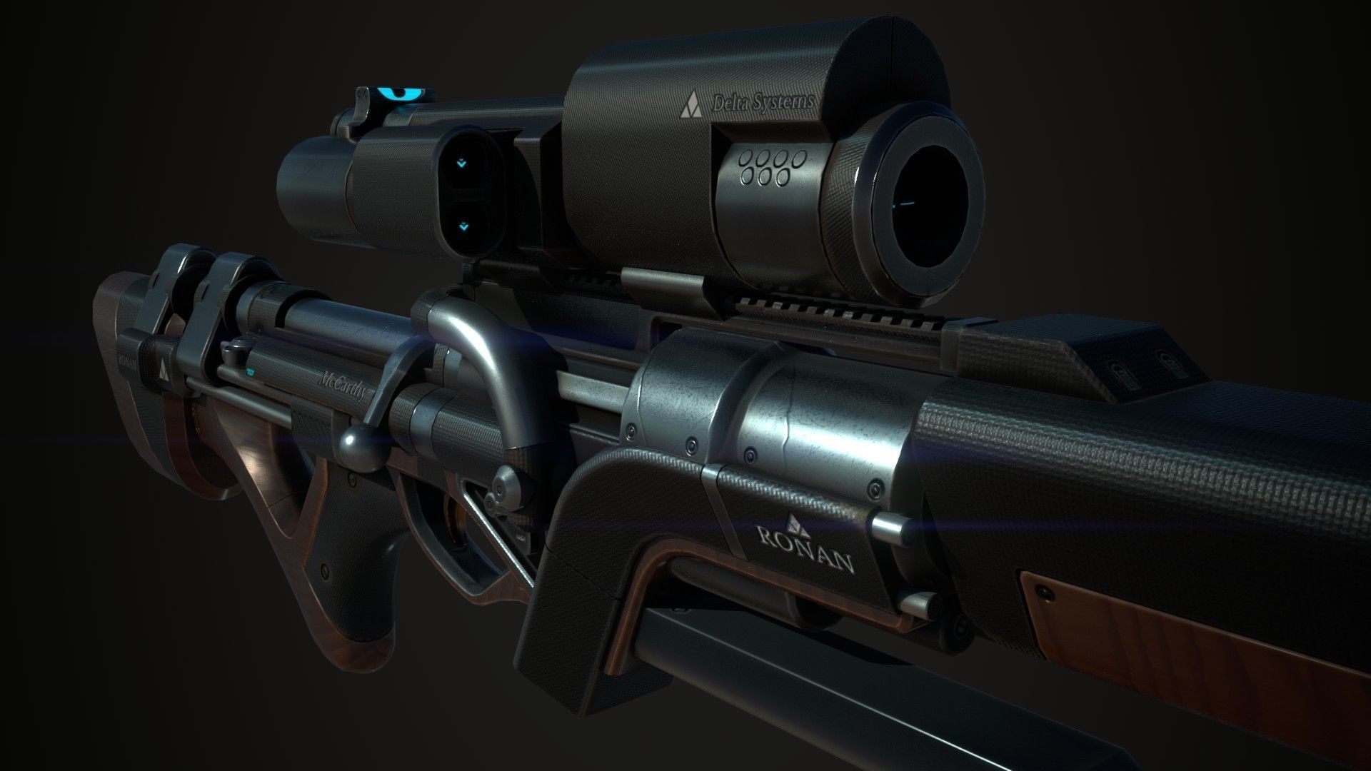 Ronan Rifle 3D model_3