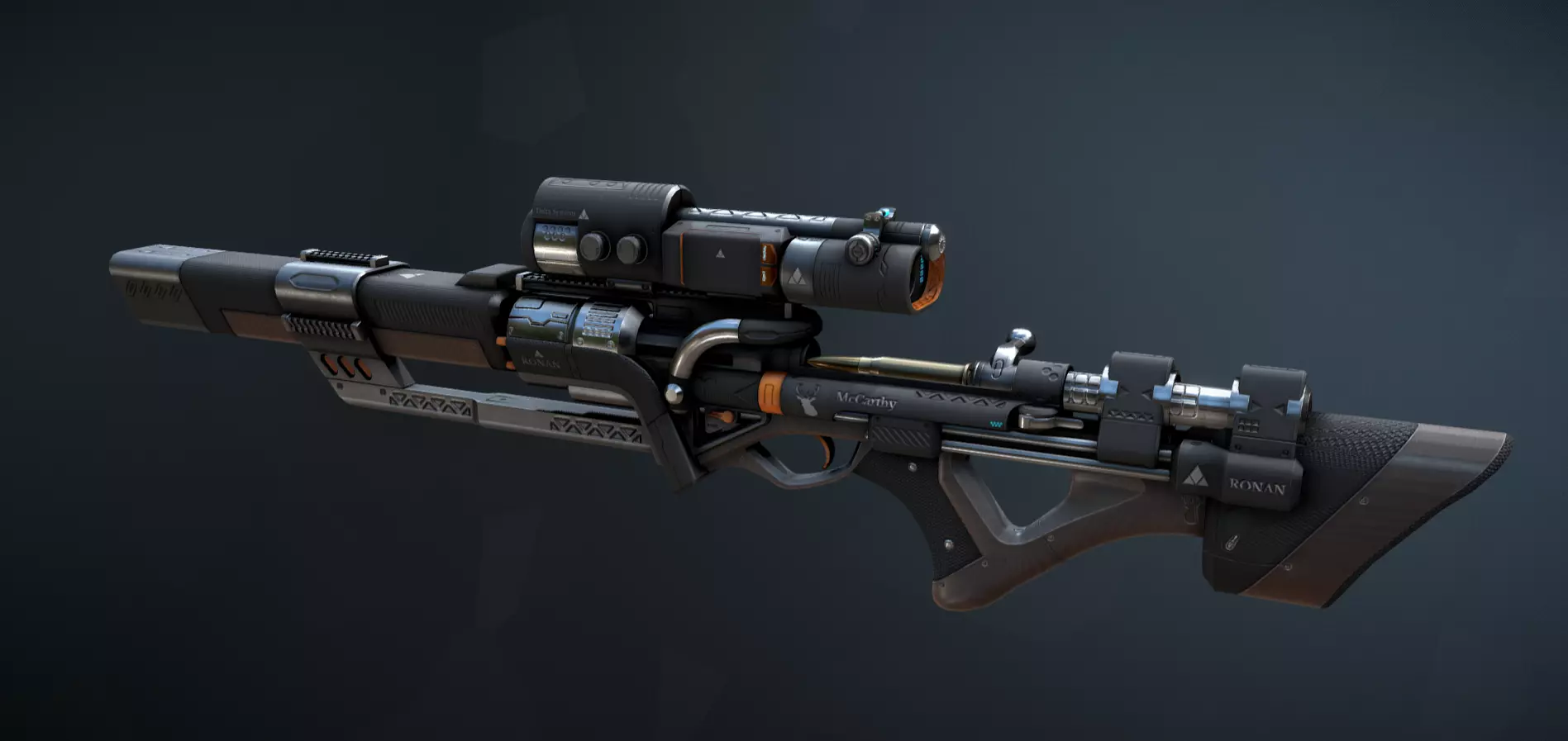 Ronan Rifle 3D model_0