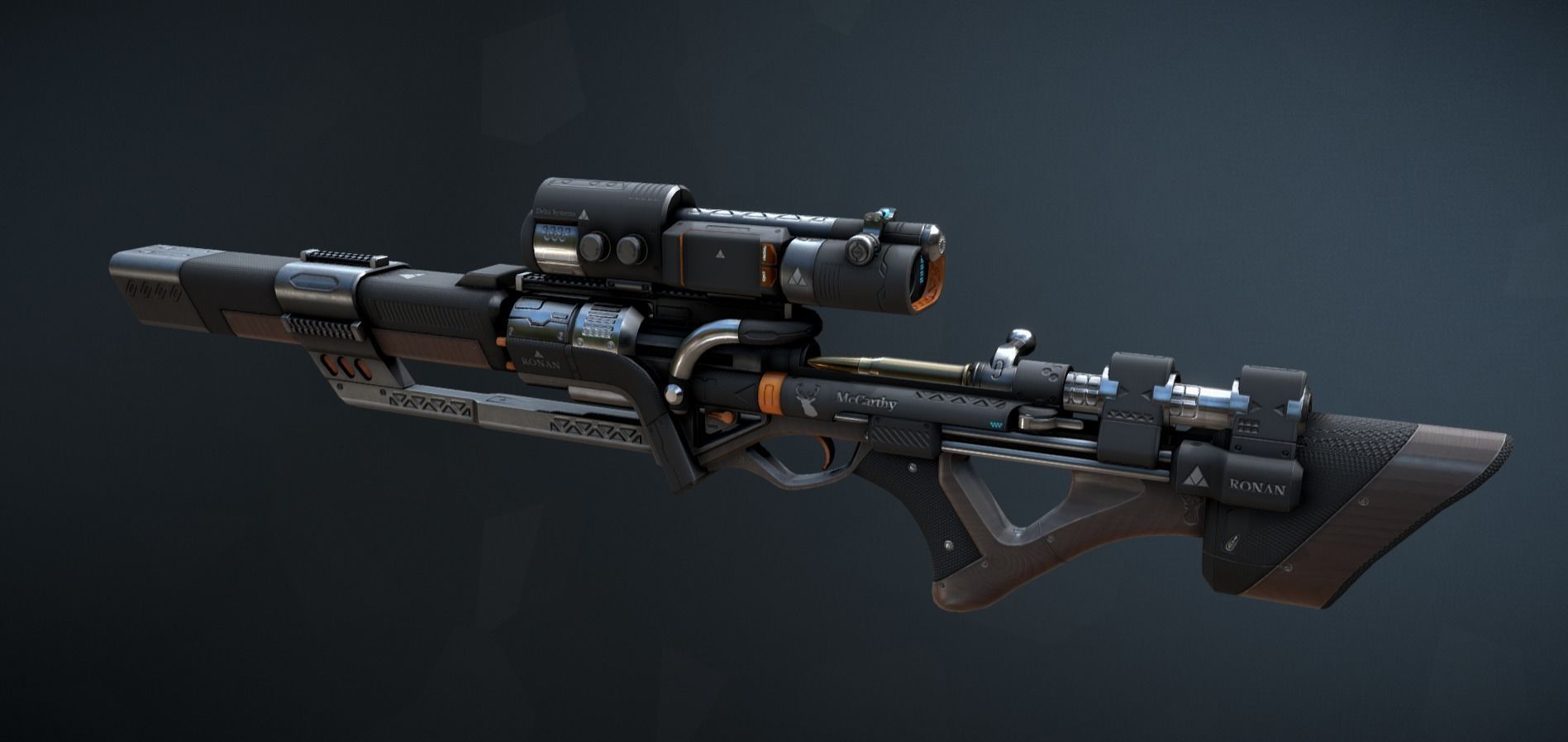 Ronan Rifle 3D model_12