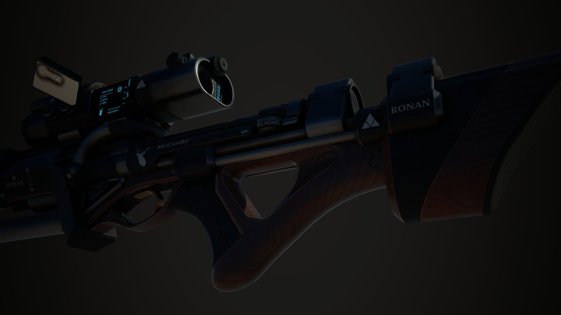 Ronan Rifle 3D model_8