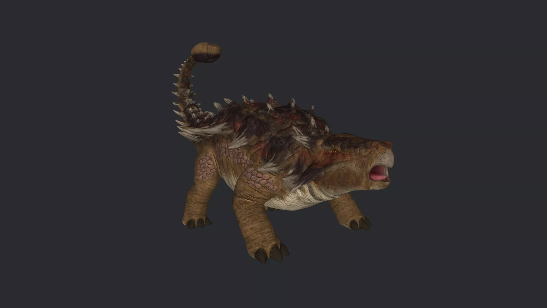 Ankylosaurus Dino 3D Print Model 3D print model