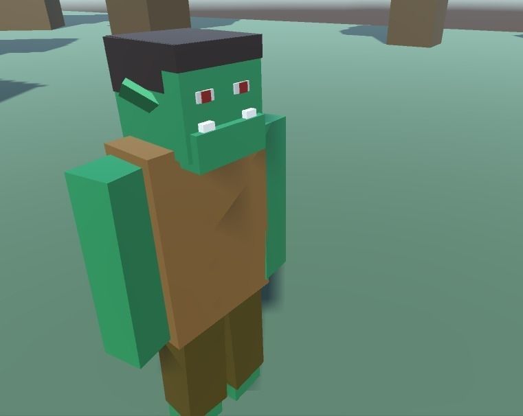 Blocky Customizable Characters - Minecraft Style Low-poly 3D model_5