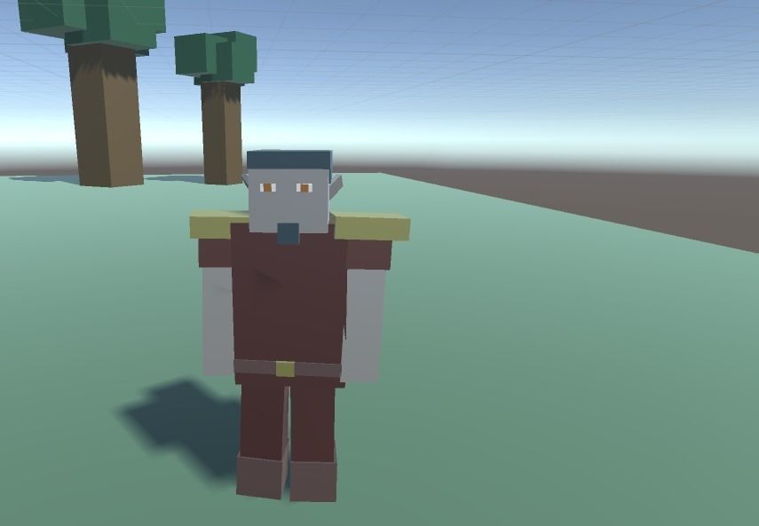 Blocky Customizable Characters - Minecraft Style Low-poly 3D model_4