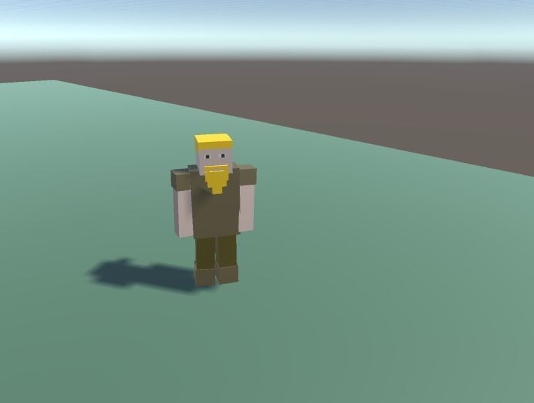 Blocky Customizable Characters - Minecraft Style Low-poly 3D model_3